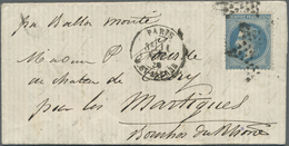 Br Frankreich - Ballonpost: 1870, 11.11., Most Presumably "LA DAGUERRE", Lettersheet Franked With 20c. - 1960-.... Storia Postale