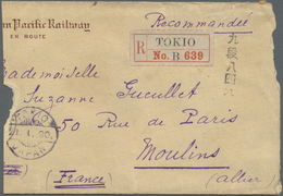 Br Frankreich - Militärpost / Feldpost: 1920. Registered Envelope (faults,shortened At Left, Roughly Op - Cachets Militaires A Partir De 1900 (hors Guerres)