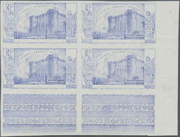 (*) Frankreich - Besonderheiten: 1939. Revolution 150th Anniversary. Corner Block Of 4 Essays In Pale Bl - Autres & Non Classés