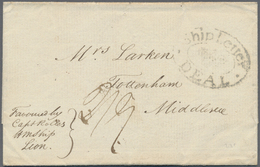 Br Großbritannien - Vorphilatelie: 1807. Pre-stamp Envelope Addressed To Middlesex And Endorsed 'Favour - ...-1840 Vorläufer