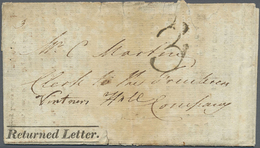 Br Großbritannien - Vorphilatelie: 1825, 'Two-penny Post-Office.' Notice Of 'Regulations' For Delivery - ...-1840 Prephilately