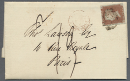 Br Großbritannien: 1847. Envelope Written Front The Temple, London Dated ‘25May 1847' Addressed To Fran - Altri & Non Classificati