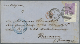 Br Großbritannien: 1870, 6 P. Violet, Plate 8, From Lower Margin With Marginal Print "1 Pound", On Righ - Other & Unclassified