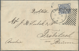 Br/GA Großbritannien: 1881 Ca., Two Preprinted "Bookpost" Envelopes And Postal Stationery Wrapper With "DA - Autres & Non Classés