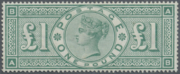 ** Großbritannien: 1891, £1 Green, Fresh Colour, Well Perforated, Unmounted Mint, Very Rare In That Con - Autres & Non Classés