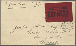 Br Großbritannien: 1894. Official Mail Envelope From The 'Office Of The Town Clerk' Addressed To Grimsb - Other & Unclassified