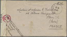 Br Großbritannien: 1945. Stampless Envelope (roughly Opened) Endorsed 'F.M.' Written From The French Na - Other & Unclassified