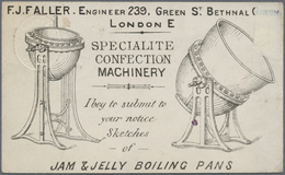 GA Großbritannien - Privatganzsachen: 1882, Great Britain. Postcard 1/2d With Illustrated Commercial Im - Andere & Zonder Classificatie