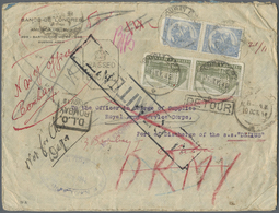 Br Großbritannien - Besonderheiten: 1942/1943, Bankletter Sent From Buenos Aires To An Officer "Royal A - Sonstige & Ohne Zuordnung