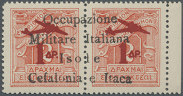 ** Ionische Inseln - Lokalausgaben: Kefalonia Und Ithaka: 1941: Cefalonia And Itaca: Print Of Itaca Wit - Ionische Eilanden