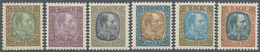 ** Island: 1902/1904, Definitives Christian, 25a. To 5kr., Six Values, Bright Colors, Well Perforated, - Altri & Non Classificati