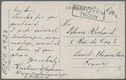 Br Island: 1907. Picture Post Card Addressed To France Bearing Yvert 52, 10k Red, Routed Via Troon With - Autres & Non Classés