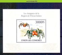 Nep017 FAUNA SPINNEN GELEEDPOTIGEN 'INSECTEN INSECTS' SPIDERS SPINNENTIERE COMORES 2009 PF/MNH - Araignées
