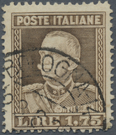 O Italien: 1929, 1.75l. Brown, Perf. 13½, Fresh Colour, Well Perforated, Neatly Oblit. By BOLOGNA C.d. - Marcophilia