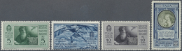 ** Italien: 1932, Dante Society, Complete Set Of 19 Values Incl. 100l (partly With Natural Brownish Gum - Marcophilie