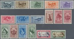 ** Italien: 1932, Garibaldi, Complete Set Of 17 Values (few With Natural Brownish Gum Toning, Mentioned - Marcophilia
