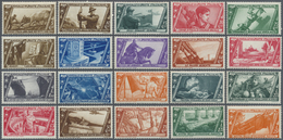 ** Italien: 1932, March To Rome, Complete Set Of 20 Values (few With Natural Brownish Gum Toning, Menti - Marcophilie