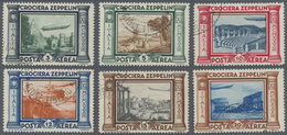 O Italien: 1933, Zeppelinsatz Gestempelt, Mi. 800,- - Marcophilia