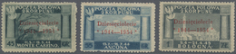 (*) Italien - Militärpostmarken: Feldpost: 1945, "POCZTA POLOWA 2. KORPUSU" 45 Gr., 55 Gr. And 1 Zt. Ove - Militärpost (MP)