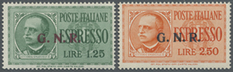 ** Italien - Militärpostmarken: Nationalgarde: 1944, G.N.R. Overprints Type II On Express Stamps 1.25l. - Altri & Non Classificati