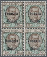 ** Italienische Besetzung 1918/23 - Julisch-Venetien: 1918/1919, 1c. To 1l., Complete Set Of Eleven Sta - Venezia Giuliana