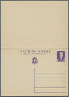 GA Italien - Ganzsachen: 1940: 50 C + 50 C Violet "Impero". Double Postal Stationery Card, Unused. - Ganzsachen