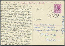 GA Italien - Ganzsachen: 1961: 40 L. + 40 L. Double Postal Stationery Card, "40 L Bilingual", Two Undiv - Interi Postali