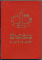 * Liechtenstein: 1946, Seltenes Geschenkheft Der Fürstlichen Regierung " Zur Erinnerung An Den Besuch - Covers & Documents