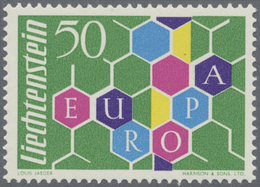 Liechtenstein: 1960, Europa, 50 Rp. In Type II, Tadellos Postfrisch. (Mi. 1600,- €) - Briefe U. Dokumente