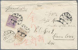 Br Litauen: 1923, 2 C Ochre And 10 C Violet, Mixed Franking On Printed Matter (spausdintas) Cover From - Litauen