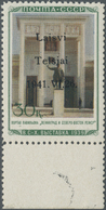 ** Litauen - Lokalausgaben: Telsiai (Telschen): 1941, 30 K. Pavillon Des Nordosten, Unterrandstück Mit - Lithuania
