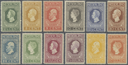 * Niederlande: 1913, Unabhängigkeitssausgabe, Kompletter Satz 12 Werte In Ungebraucht, Höchstwert Mit - Sonstige & Ohne Zuordnung