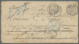 GA Niederlande - Ganzsachen: 1893. Sealed Postal Stationery Envelope 12½c Grey Cancelled By Breda Doubl - Postal Stationery