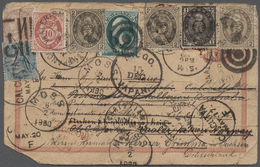 GA Norwegen: 1879/80: Norway, 10 Ø. Used "VAALERISMA 6/2 1880" On Round-the-world-card, East/ Irregular - Ungebraucht