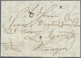 Br Österreich - Vorphilatelie: 1782, Hallein, Kleiner Kabinettbrief Nach Memmingen / Bayern - ...-1850 Prephilately