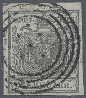 O Österreich: 1850, 2 Kreuzer, Handpapier, Type Ia, Gute Farbe Silbergrau, Allseits Vollrandig Mit Kla - Ongebruikt