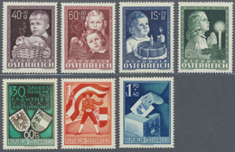 ** Österreich: 1949/1950, Glückliche Kindheit Und Volksabstimmung In Kärnten Als Postfrische Sätze - Unused Stamps