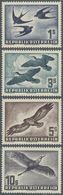 ** Österreich: 1953, Vögel 1 S Bis 10 S, Vier Einwandfrei Gezähnte Und Postfrische Werte, Mi. 300,- - Unused Stamps