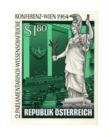 Österreich: 1964. Original Künstlergemälde Von Prof. Otto Stefferl Für Die Ausgabe "Parlamentarisch- - Unused Stamps