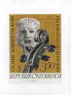 Österreich: 1967. Original Künstlergemälde Von Prof. Otto Stefferl Für Die Ausgabe "150 Jahre Akadem - Unused Stamps