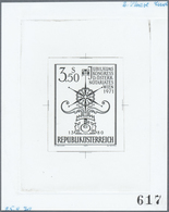 Österreich: 1971. Probedruck In Schwarz Für Marke "Jubiläumskongreß Des Österreichischen Notariats, - Unused Stamps