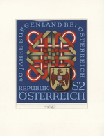 Österreich: 1971. Original Künstlergemälde Von Prof. Otto Stefferl Für Die Ausgabe "50 Jahre Burgenl - Unused Stamps