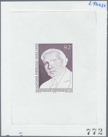 Österreich: 1973. Probedruck In Dunkelviolett Für Marke "50. Todestag Von Alfons Petzhold", Bezeichn - Unused Stamps