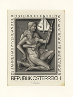 Österreich: 1973. Original Künstlergemälde Von Prof. Otto Stefferl Für Die Ausgabe "25 Jahre Hauptve - Unused Stamps