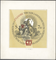 Österreich: 1998. Original Künstlergemälde Von Prof. Otto Stefferl Für Die Ausgabe "175 Jahre Tirole - Neufs