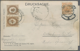 Österreich - Portomarken: 1906, 6 H Dkl'orange Auf Kinematograph-Karte (Leporello) Von Klagenfurt Na - Segnatasse