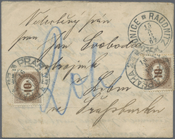 Br Österreich - Portomarken: 1907, Unfrankiertes Schmucktelegrammformular Als Brief Von Radautz Nach Pr - Postage Due