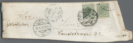 Br Österreich - Portomarken: 1908, Frankierter HEMDKRAGEN Von Wien Nach Linz Frankiert Mit 5 Kreuzer Gr - Postage Due