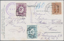 Br Österreich - Portomarken: 1922, Ersttag Der Portoerhöhung Vom 18.9.1922. Zwei Karten Nach Wien Aufge - Strafport