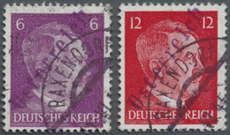 O Österreich - Lokalausgaben 1945 - Raxendorf: 1945, 6 Und 12 Pfg. Mit Violettem Aufdruck Signiert - Sonstige & Ohne Zuordnung